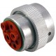 HD36-24-9SN - 9 circuit HD30 line plug. (1pc)